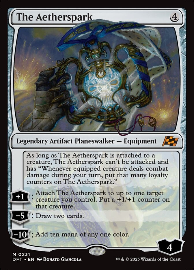 The Aetherspark card