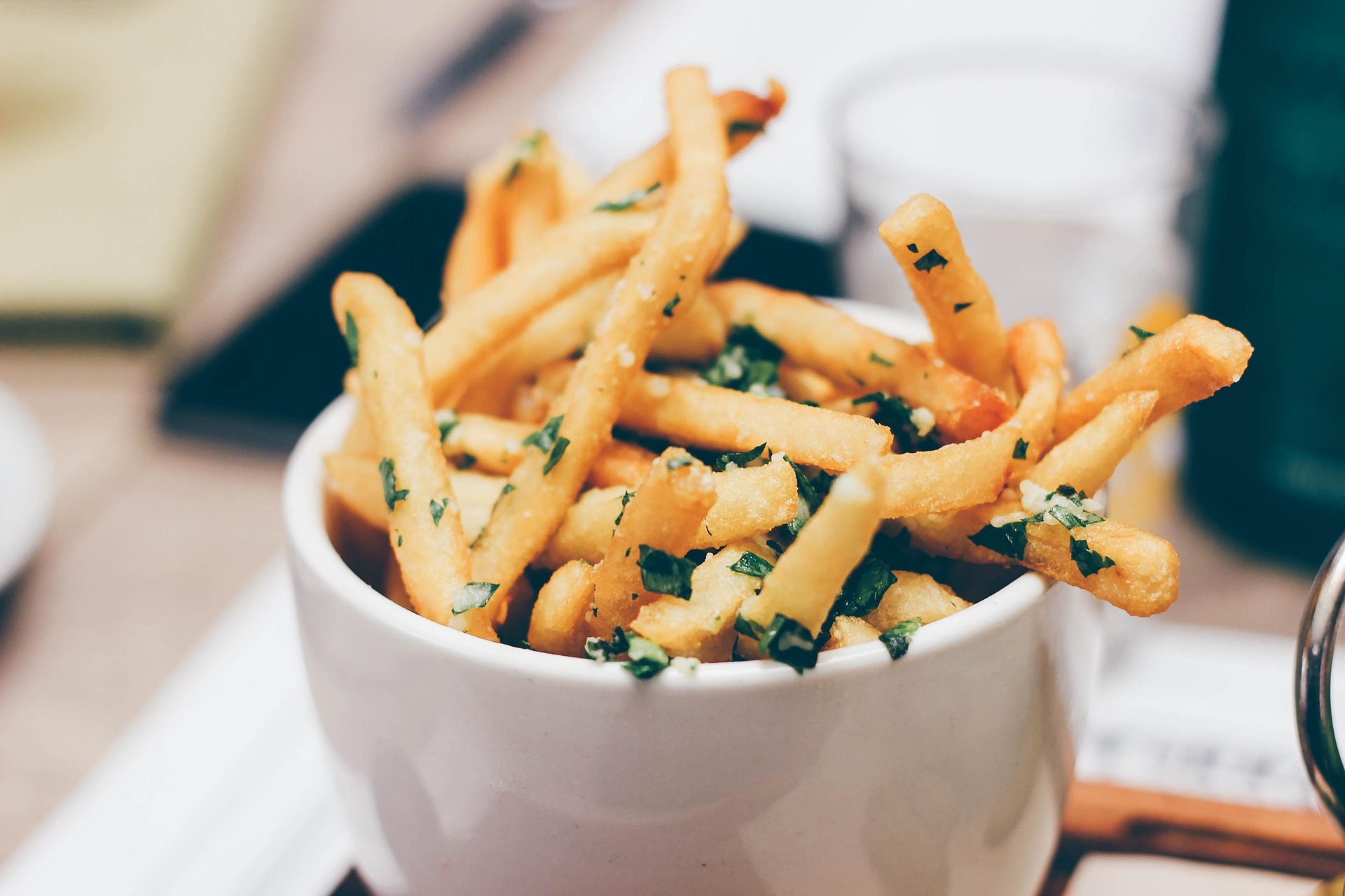 Paremesan truffle fries